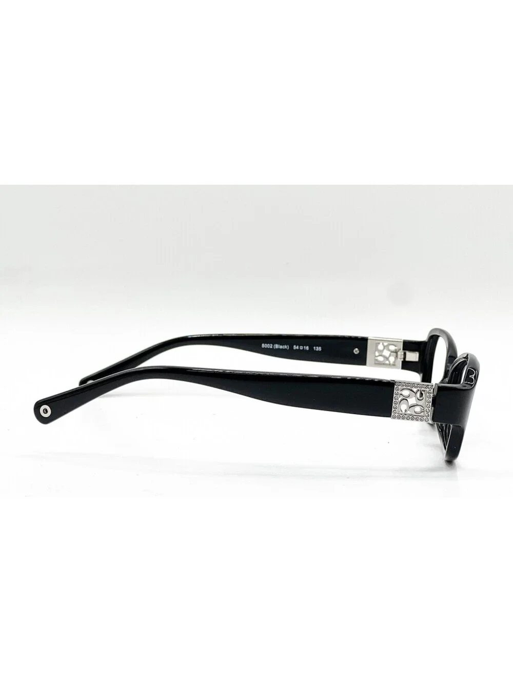 Coach HC 6007B 5002 Black Rectangle Authentic Eyeglass Frames 54-16